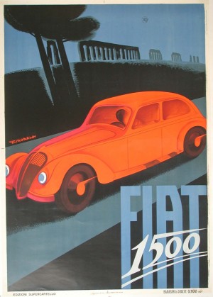 Fiat 1500 Original Poster